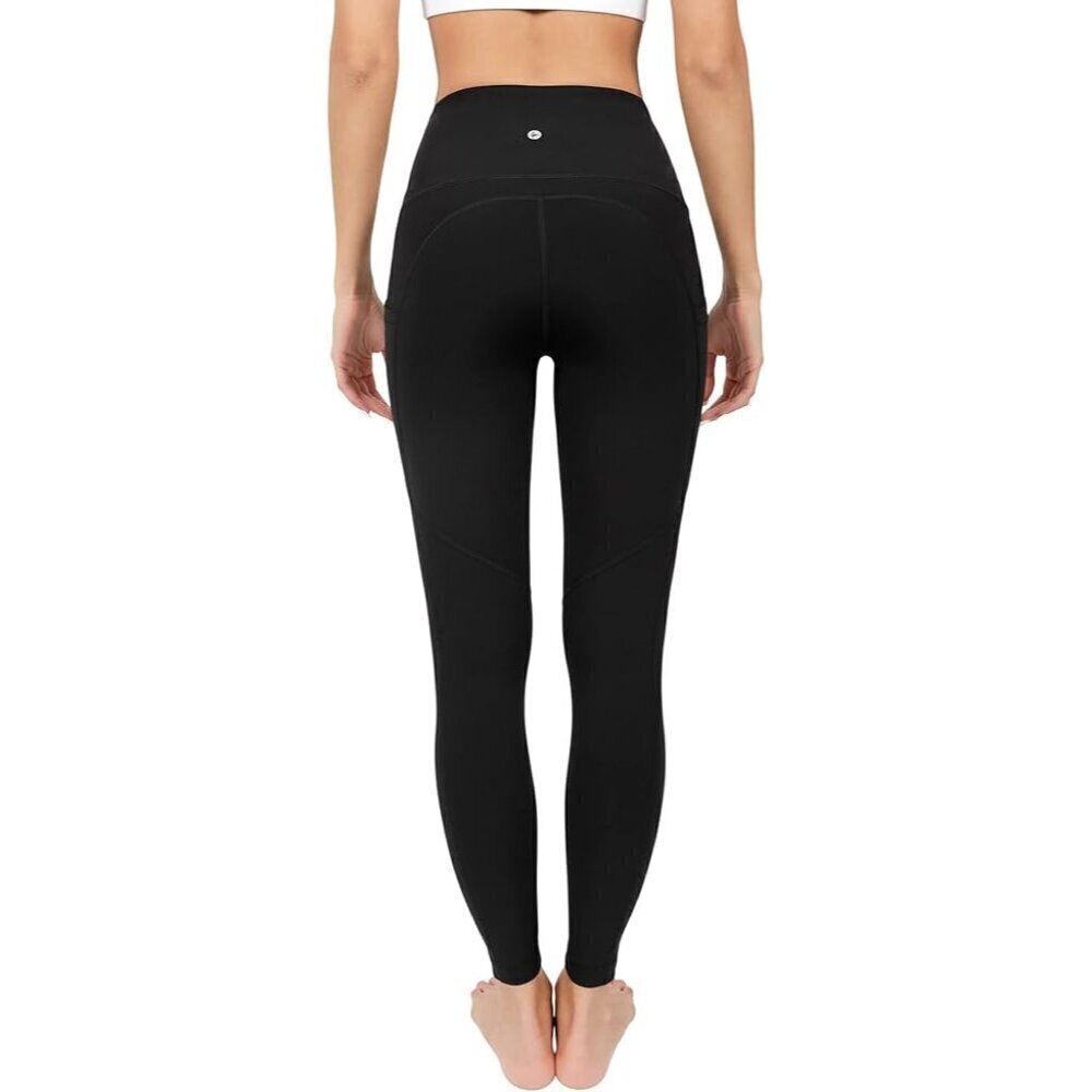 90 Degree by Reflex‎ Black Mid Rise 7/8 Athletic Leggings XS